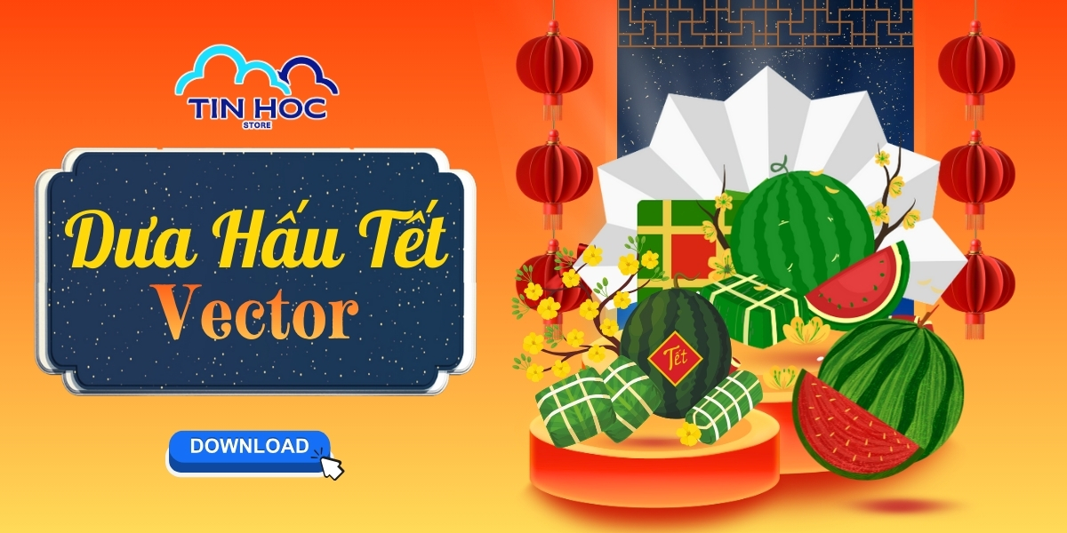 Tải 30+ Mẫu Dưa Hấu Tết Vector Đẹp PNG, EPS, JPG Miễn Phí