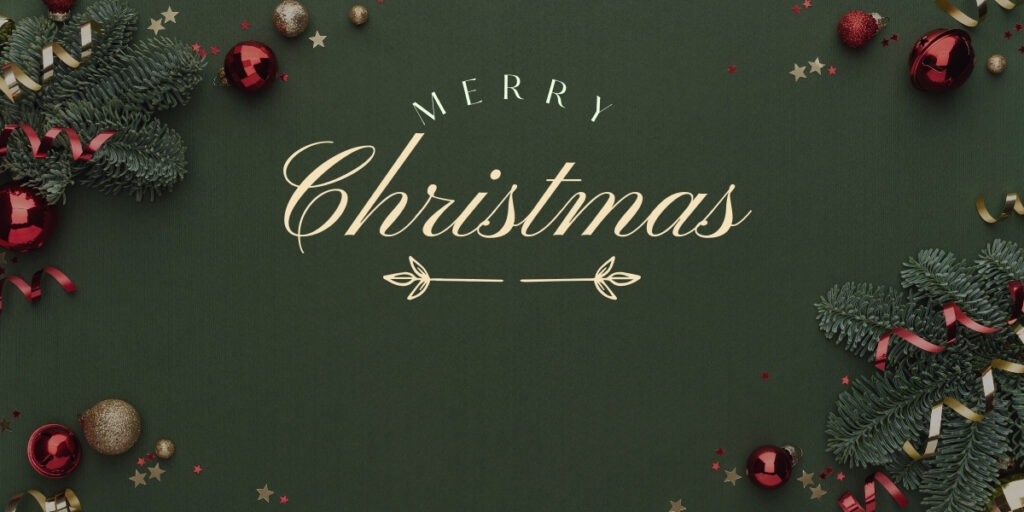 Background Noel Xanh Lá Truyền Thống Vector