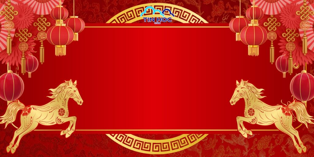 Nền Tết Vector Mâm Ngũ Quả Truyền Thống