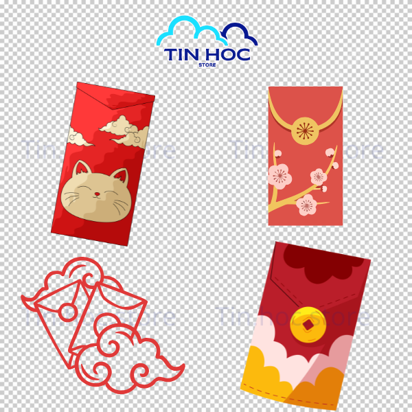 Mẫu lì xì vector đẹp mắt giúp tiết kiệm thời gian thiết kế cuối năm