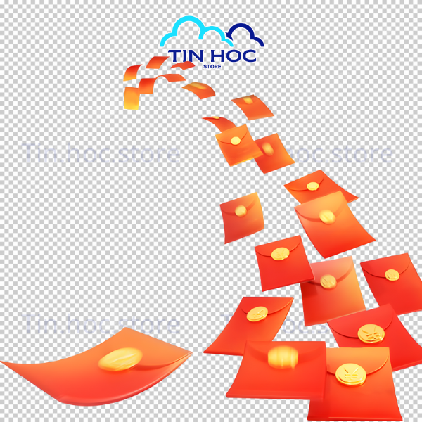 Mẫu mưa lì xì vector tạo hiệu ứng độc đáo file png, jpg, pds