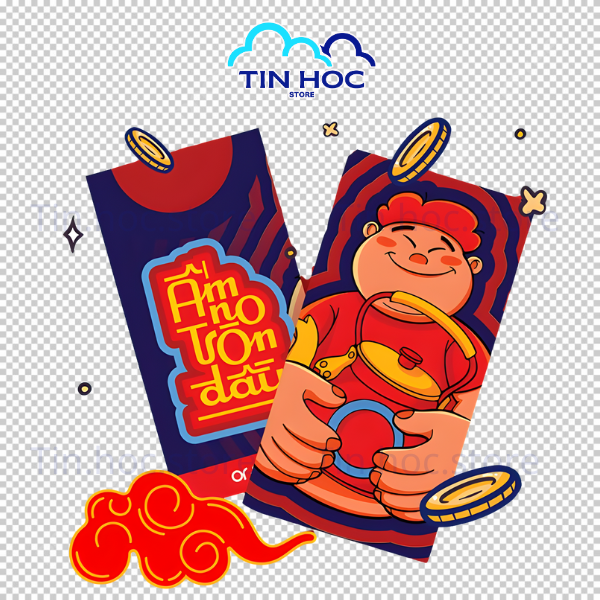 Mẫu lì xì vector được thiết kế dành riêng cho năm con Ngựa 2026