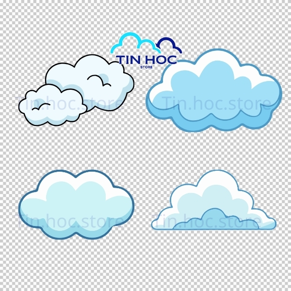 Mẫu bầu trời vector phong cách sáng tạo