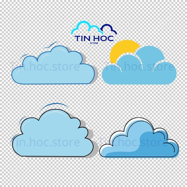 Mẫu bầu trời vector phong cách anime