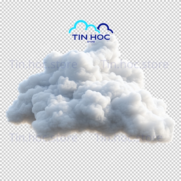 Mẫu bầu trời vector xanh trong với mây nhẹ