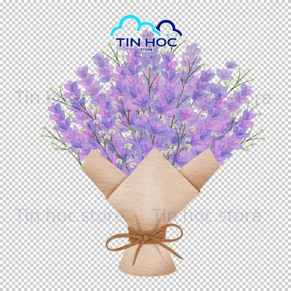 Mẫu bó hoa vector dành cho thiết kế in ấn