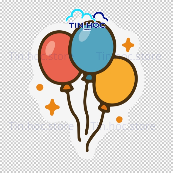 Mẫu bong bóng vector tròn trong suốt nhiều kích thước