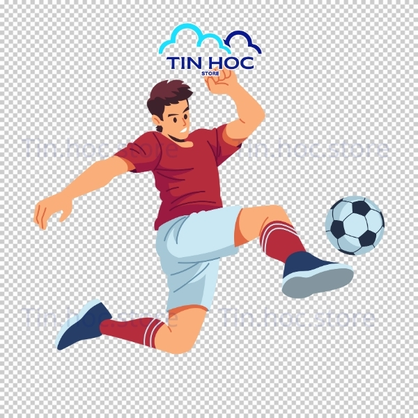 Mẫu bóng đá vector cổ động viên cuồng nhiệt