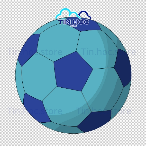 Mẫu bóng đá vector phong cách tối giản