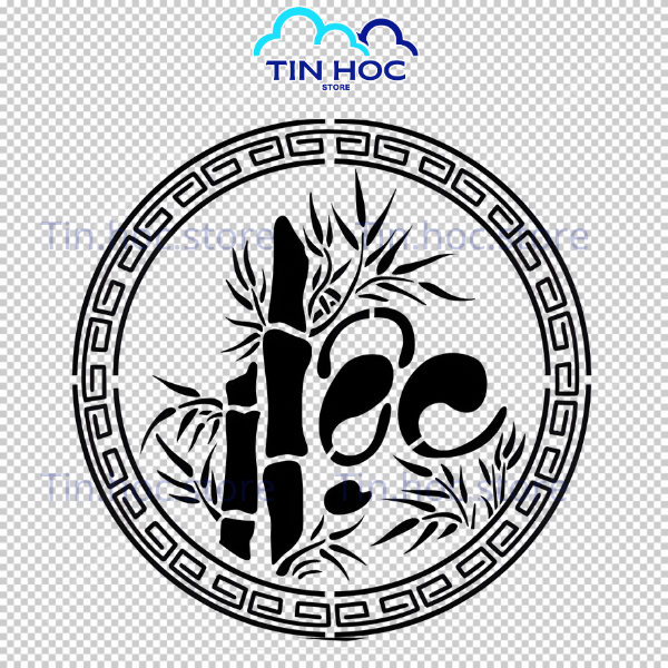 Mẫu chữ Lộc thư pháp được vẽ theo phong cách Ông đồ, giữ trọn nét truyền thống