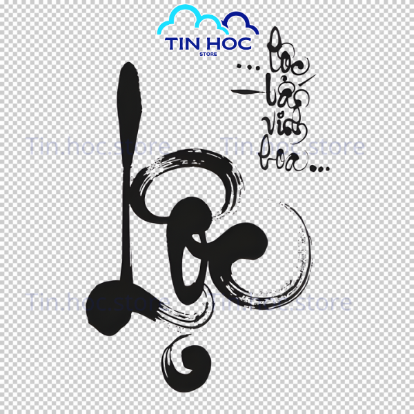 Mẫu chữ Lộc thư pháp miễn phí download tại Tin Học Store, chất lượng cao tuyệt đối