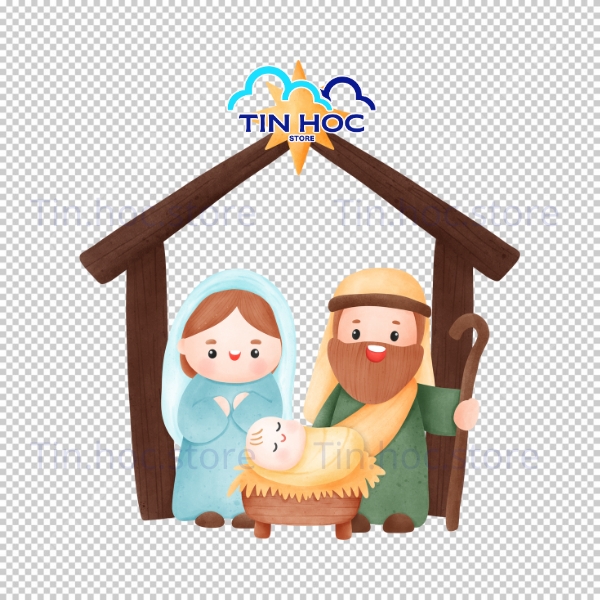 Mẫu vector Chúa Giáng Sinh cho thiệp Noel
