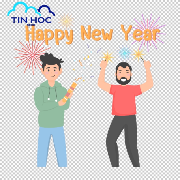 Chúc Mừng Năm Mới Vector Chữ Thư Pháp Nghệ Thuật