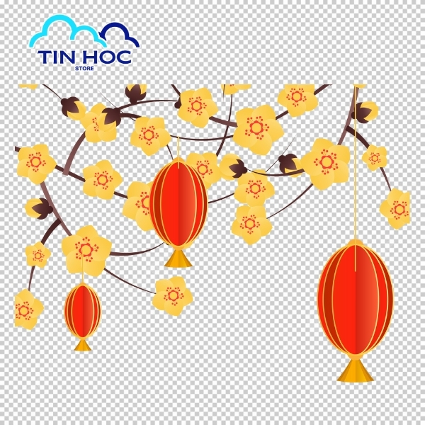 Vector hoa mai nghệ thuật – Mẫu thiết kế độc quyền