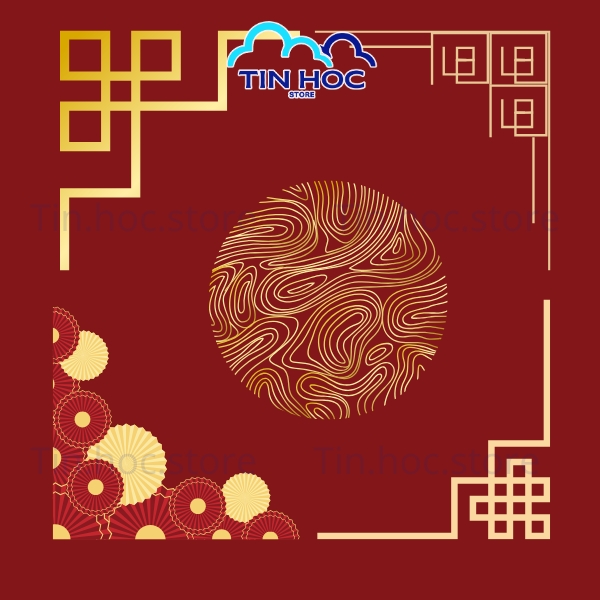 Mẫu họa tiết vector Tết hoa văn Đông Dương