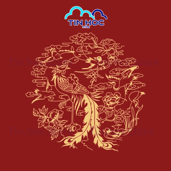 Mẫu họa tiết vector Tết họa tiết mềm mại