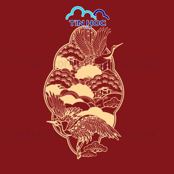 Mẫu họa tiết vector Tết nền hoa văn cổ