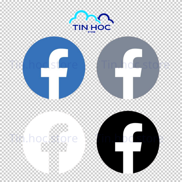 Mẫu biểu tượng chữ f Facebook vector tách nền chuẩn hệ màu CMYK phục vụ in ấn quảng cáo