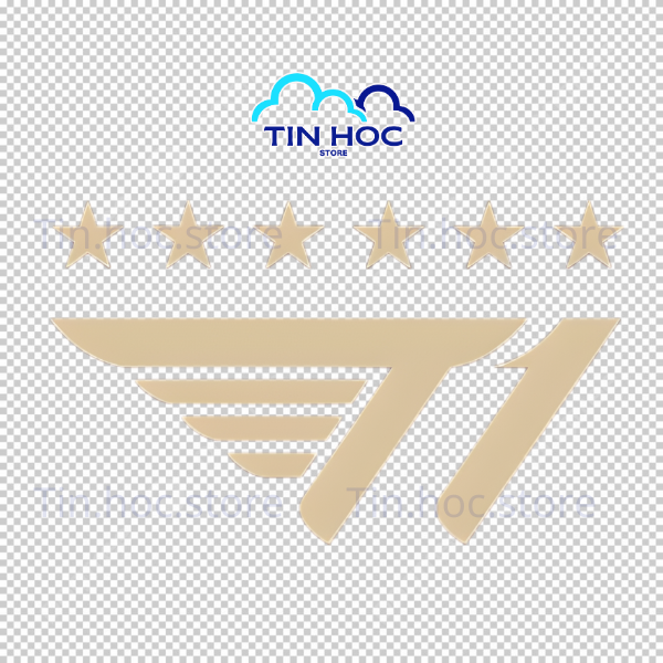 Mẫu logo T1 vector 6 sao mới nhất được cập nhật sau chức vô địch thế giới 2025