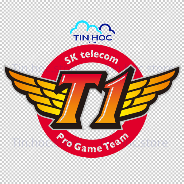 Mẫu logo SKT T1 legacy dành cho các dự án thiết kế mang phong cách hoài cổ về thời kỳ đầu của Faker