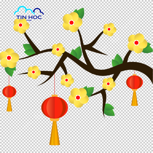 Tại Sao Nên Sử Dụng File Lồng Đèn Treo Tết Vector Cho Thiết Kế Tết Nguyên Đán?