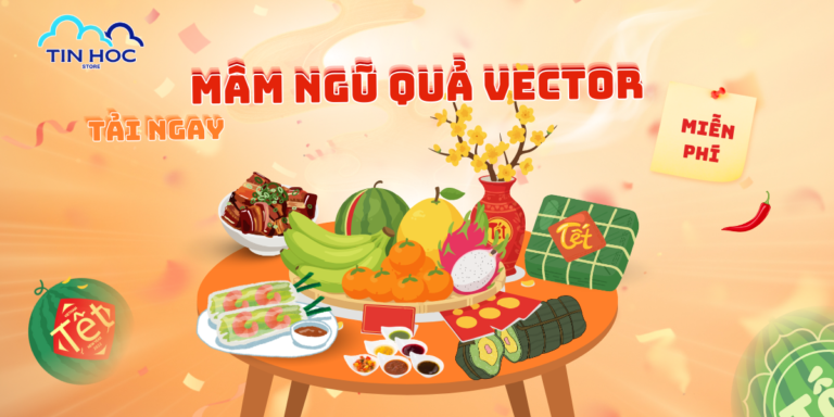 Tải 40+ Mẫu Mâm Ngũ Quả Vector Ngày Tết AI, PNG Tách Nền