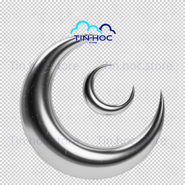 Mặt Trăng Vector Phong Cách Flat Design