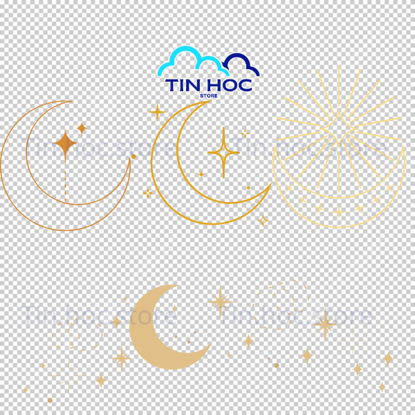 Bộ Sưu Tập Moon Phases Cho Thiết Kế Chiêm Tinh