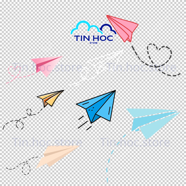 Mẫu máy bay giấy vector gợi lại những kỷ niệm tuổi thơ đầy sáng tạo và hồn nhiên.