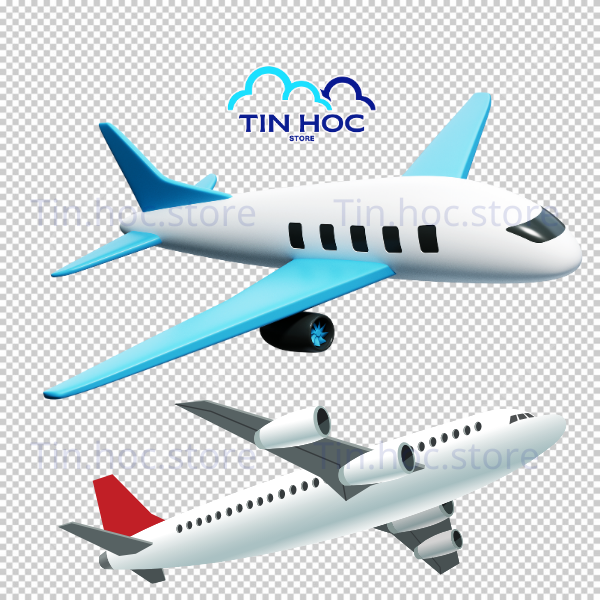 Mẫu máy bay vector có độ phân giải cao, sẵn sàng cho việc in khổ lớn lên bảng hiệu