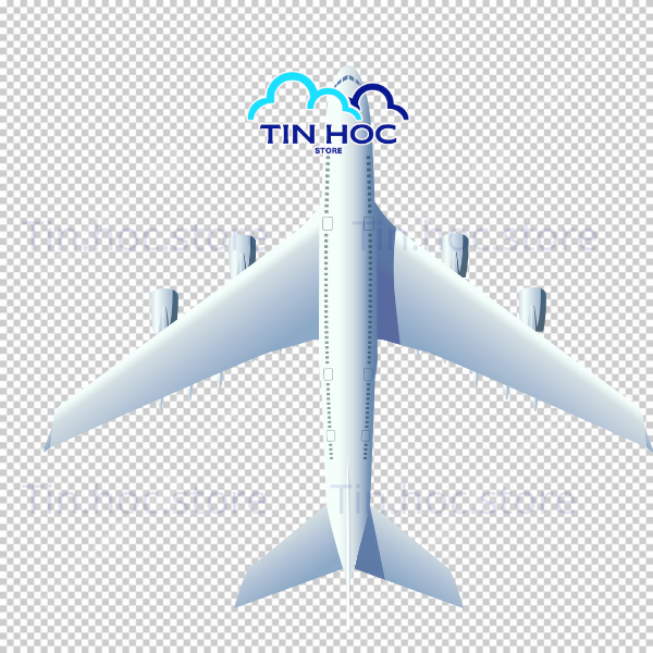 Mẫu máy bay vector đơn sắc dễ dàng chuyển đổi sang định dạng in lụa trên áo thun