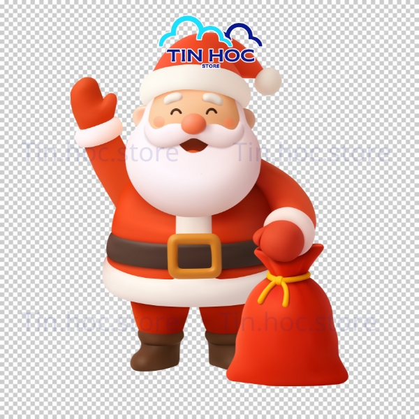 Mẫu ông già Noel vector đội kính Noel