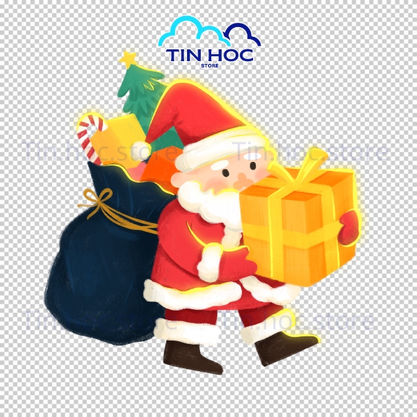 Mẫu ông già Noel vector cho nền Giáng Sinh
