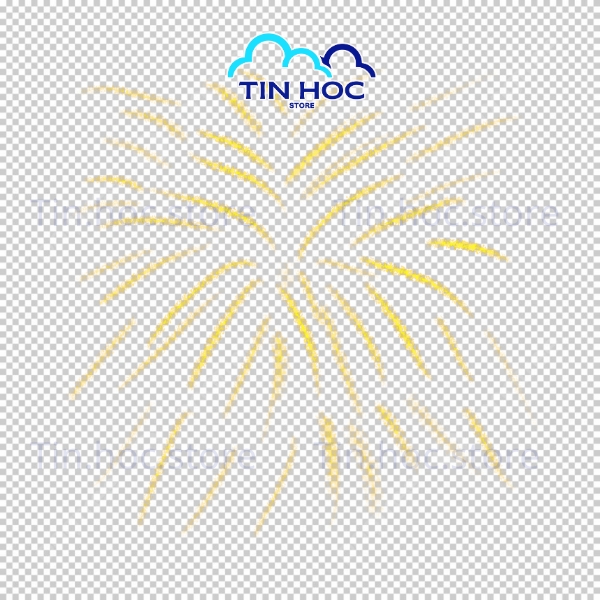 Pháo hoa vector phong cách cao cấp hiện đại