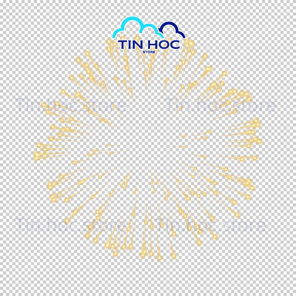 Pháo hoa vector dùng cho thiết kế in ấn