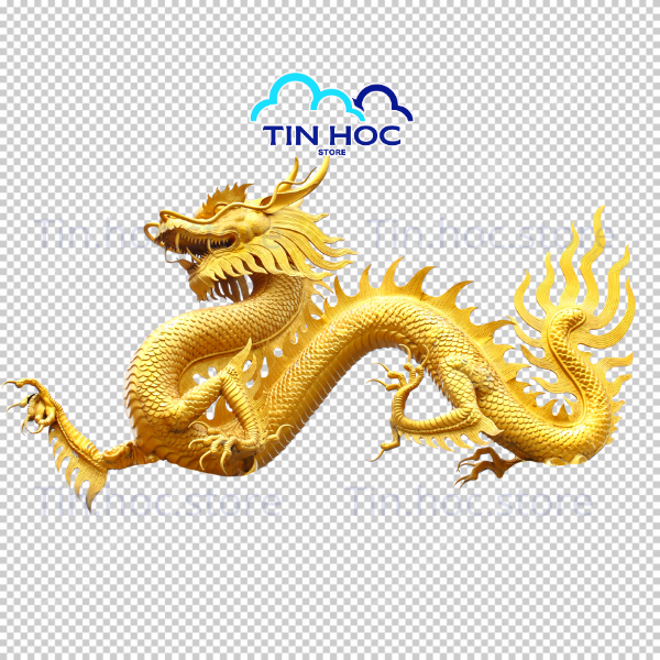 Rồng Vector 3D Và Hiệu Ứng Kim Loại
