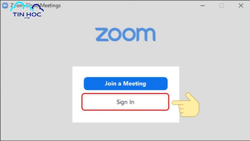 Giao diện trang tải Zoom chính thức