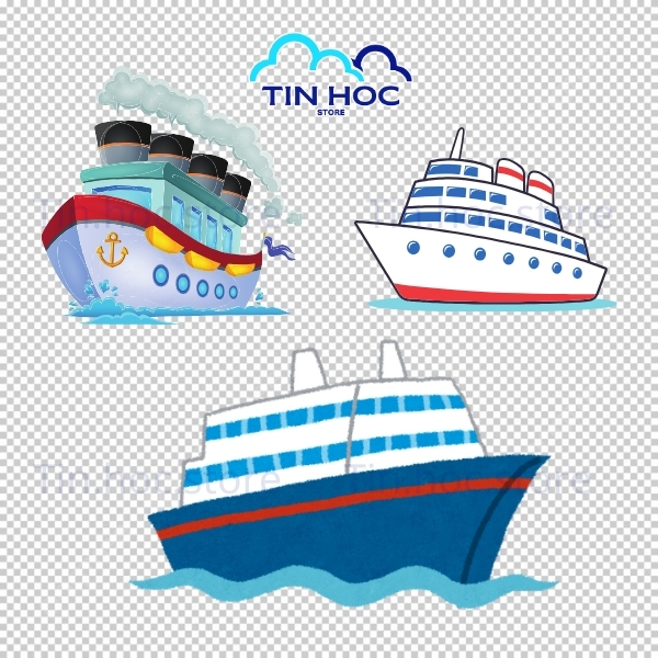 Mẫu thuyền vector cho poster du lịch