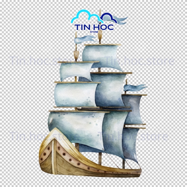 Mẫu thuyền vector dùng cho banner quảng cáo