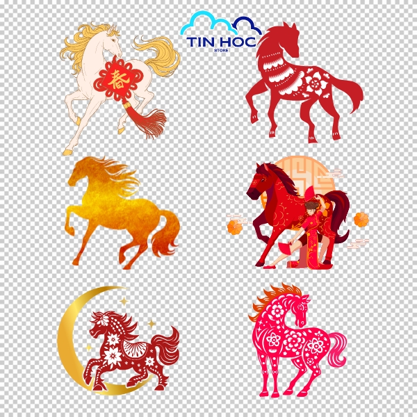 VectorTết Bính Ngọ 2026 ấn tượng