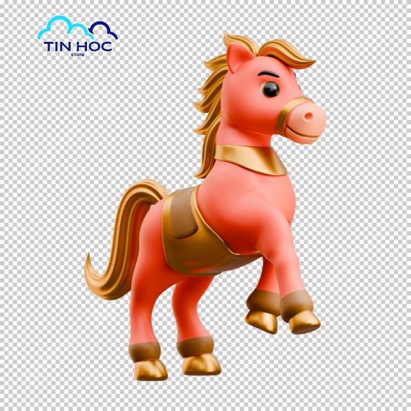 Vector Tết Bính Ngọ Năm Mới 2026 – Ngựa Phi Mang Lộc