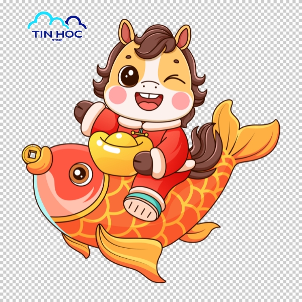 Vector Tết Bính Ngọ 2026 Phong Cách Truyền Thống