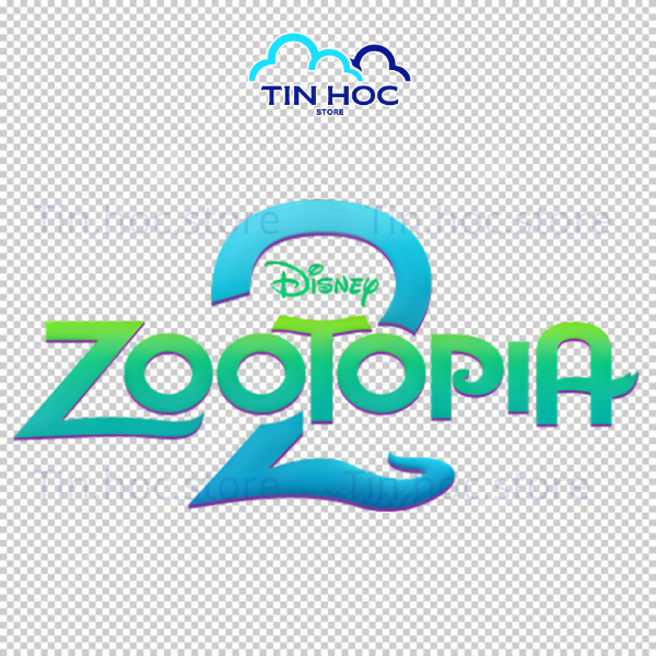 Mẫu zootopia logo vector cho thiết kế poster, banner 