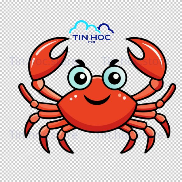 Mẫu con cua vector chất lượng cao cho thiết kế