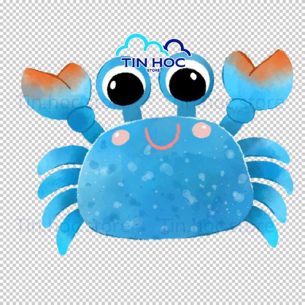 Mẫu con cua vector phong cách trẻ trung