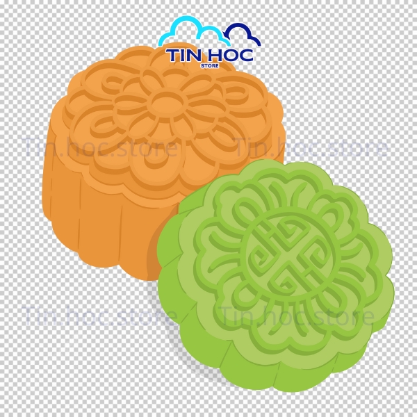 Mẫu trung thu vector cung điện nguyệt quế nguy nga