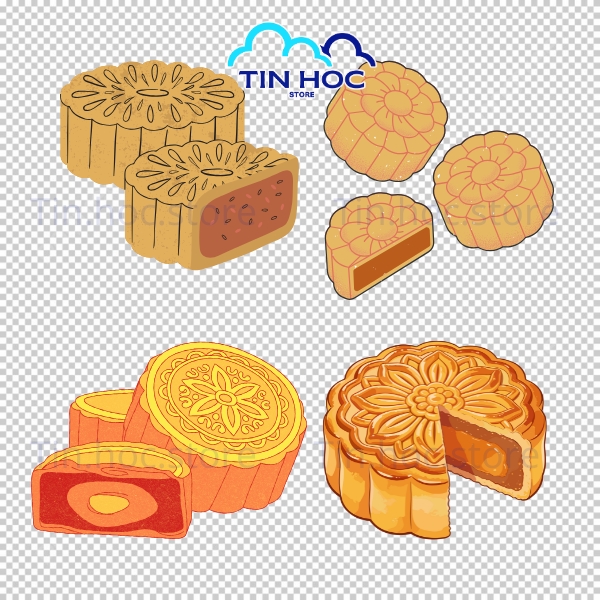 Mẫu trung thu vector phông nền trăng rằm sáng rực