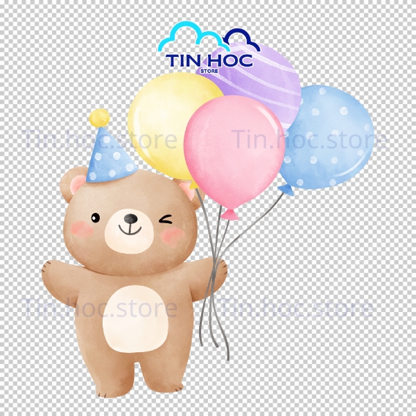 Mẫu gấu vector gấu đáng yêu cho bao bì