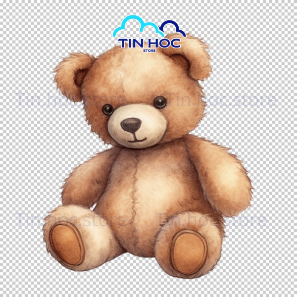 Mẫu gấu vector gấu cute dùng làm icon