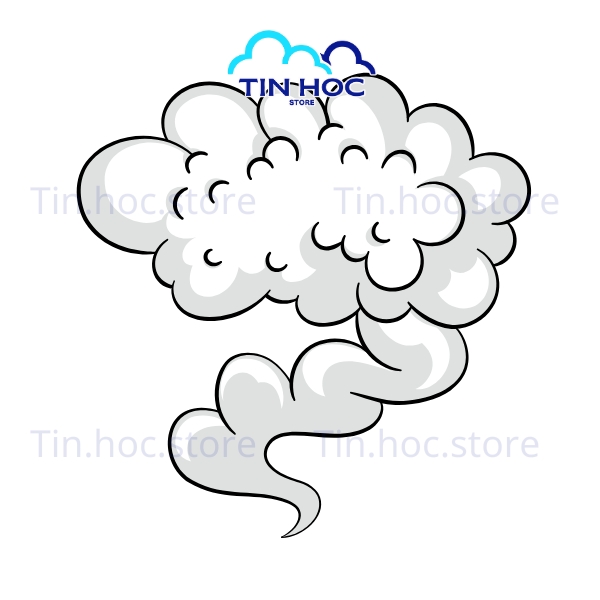 Mẫu khói vector uốn lượn tinh tế